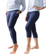 Everyday Navy Blue - Pocket Capri