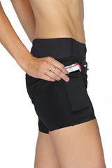 Runner's Dream 5 Pocket Short - Black
