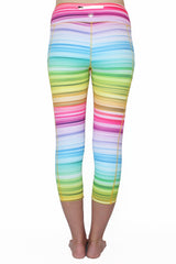 Rainbow Stripe - Pocket Capri