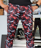 Red & Black Floral - Pocket Pant - ON SALE