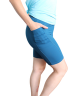 Teal Blue 7 inch Pocket Short
