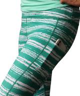 Teal Tie-Dye Stripe - Pocket Tight