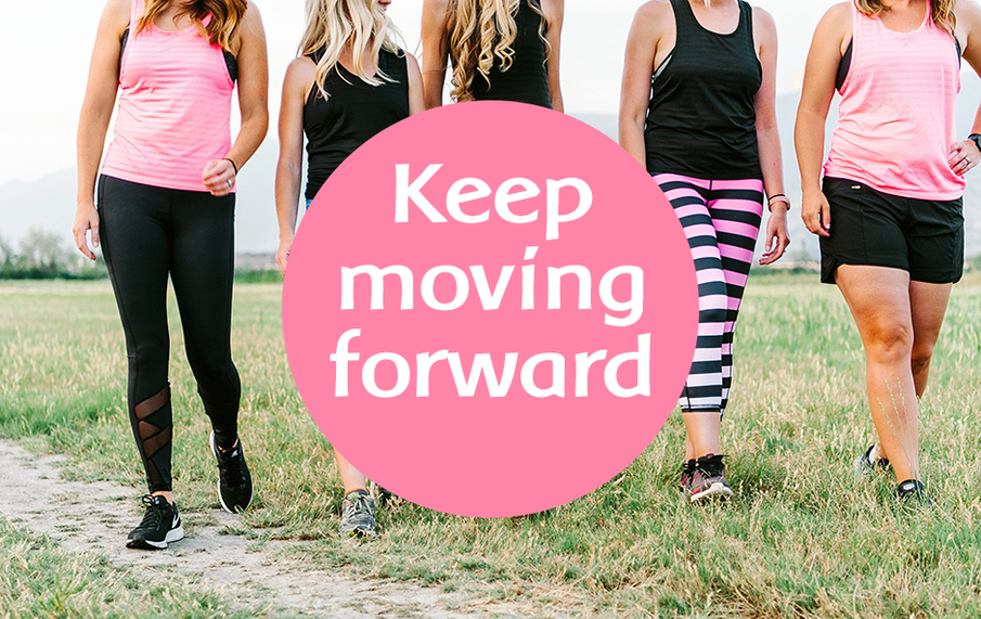 Keep Moving Forward in Sporty Clothing, One Step at a Time