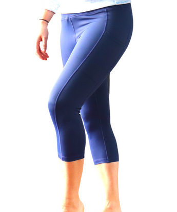 Everyday Navy Blue - Pocket Capri