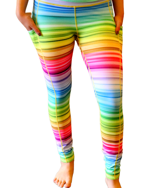 Rainbow sales workout pants